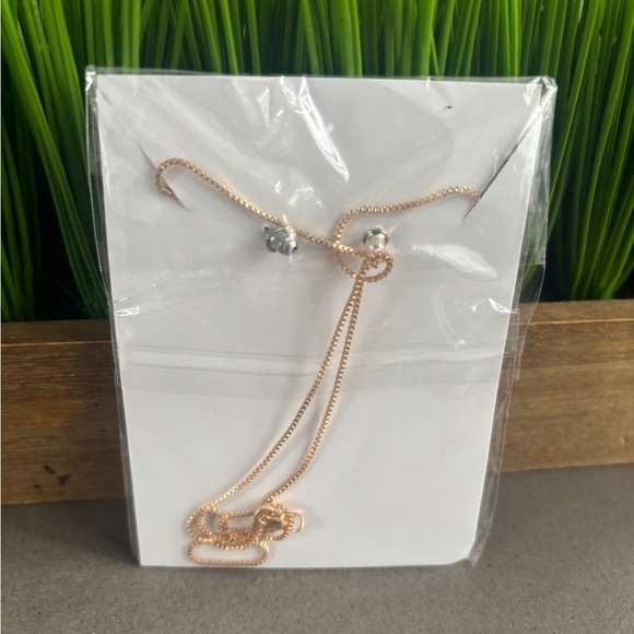 Little Ladies Kids Necklace and Earring Set - Gold and Pink Charms NEW - Picture 3 of 4